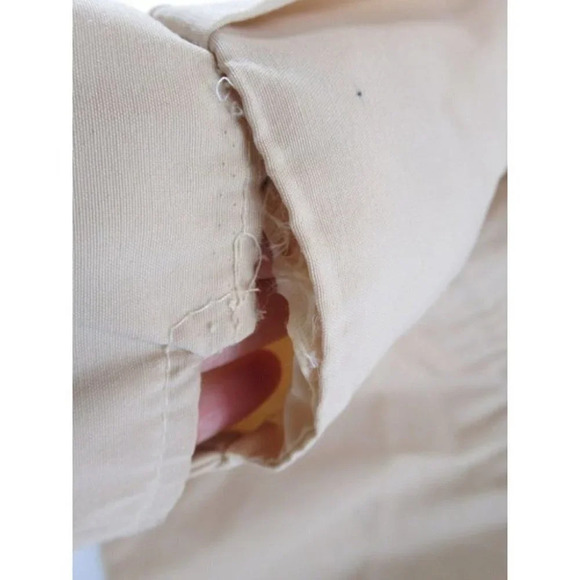Khaki Windbreaker Terry Island Mariner Charter Cruises  Size Small Vintage - Picture 7 of 10